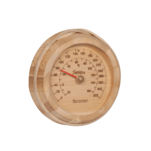 round sauna thermometer