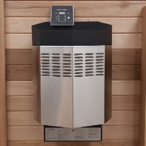 HOMECRAFT Electric Heater 5 KW.<br>With digital control and heater stones.